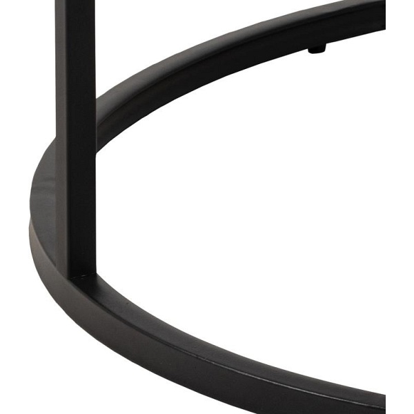 Stolik kawowy Spiro biały/czarny - ACTONA